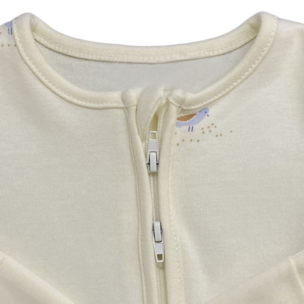 Pima Cotton Two-Way Zipper Baby Onesie