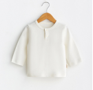 Baby Round Neck Bodysuit - Natural Baby Clothing丨Pure, organic, dye-free care, cozy and gentle for babies