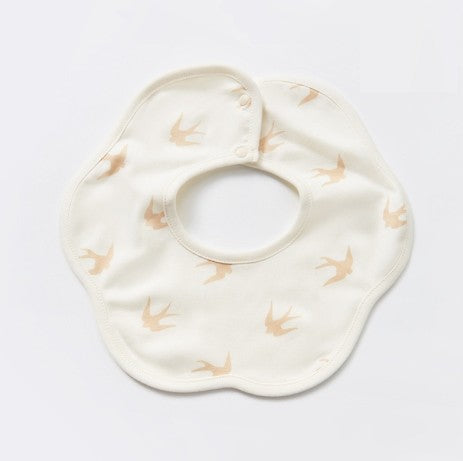 360-Degree Rotating Baby Bib with Adjustable Snaps for Easy Use - Natural Baby Clothing丨Pure, organic, dye-free care, cozy and gentle for babies
