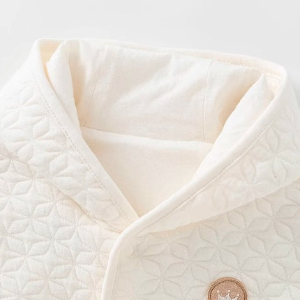 Baby Air-Layer Hooded Front-Opening Jacket