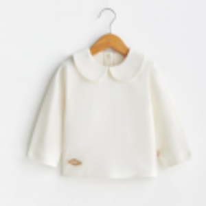 Baby Peter Pan Collar Bodysuit - Natural Baby Clothing丨Pure, organic, dye-free care, cozy and gentle for babies