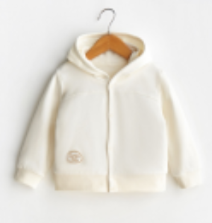 Natural Cotton Hooded Jacket - Natural Baby Clothing丨Pure, organic, dye-free care, cozy and gentle for babies