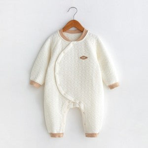 Baby Air Layer Wrap-Style Snap-Front Romper