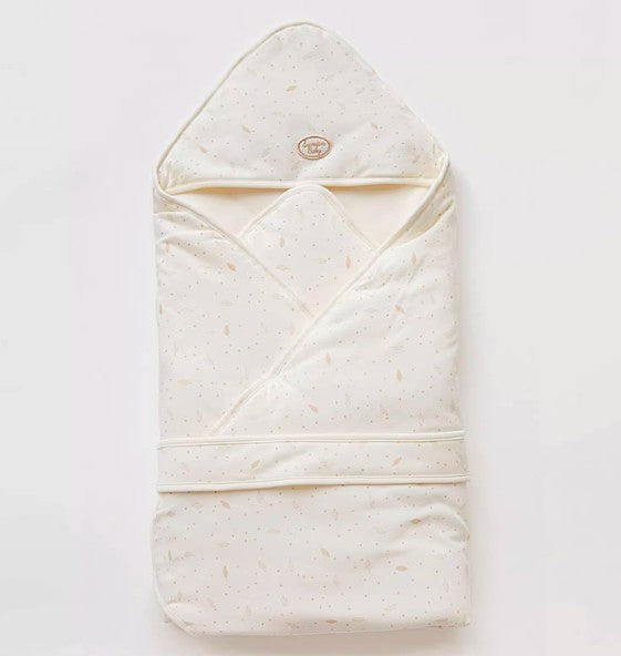 Baby Quilted Cotton Swaddle Blanket