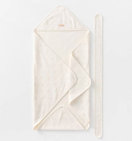 Infant Swaddle Blanket with Soft and Breathable Fabric - Natural Baby Clothing丨Pure, organic, dye-free care, cozy and gentle for babies