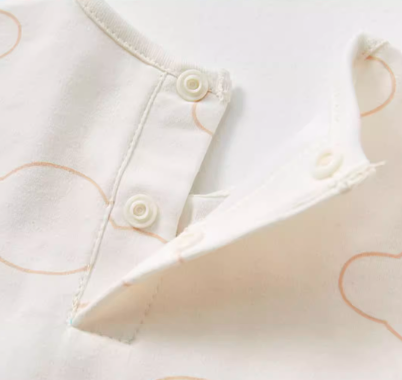 Peter Pan Collar Long Sleeve Bodysuit - Natural Baby Clothing丨Pure, organic, dye-free care, cozy and gentle for babies