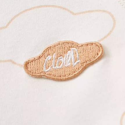 Round Neck Full Front-Opening Romper - Natural Baby Clothing丨Pure, organic, dye-free care, cozy and gentle for babies