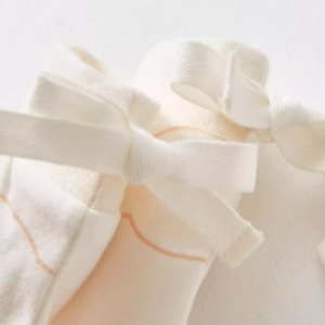 Newborn Mittens & Booties Set - Natural Baby Clothing丨Pure, organic, dye-free care, cozy and gentle for babies