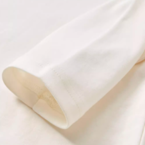 Lace Trim Round Neck Bodysuit - Natural Baby Clothing丨Pure, organic, dye-free care, cozy and gentle for babies