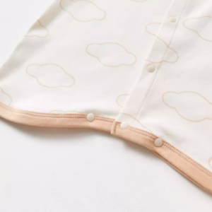 Baby Long Sleeve Sleep Gown - Natural Baby Clothing丨Pure, organic, dye-free care, cozy and gentle for babies