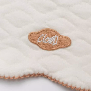 Heart Pattern Air Layer 360° Drool Bib - Natural Baby Clothing丨Pure, organic, dye-free care, cozy and gentle for babies