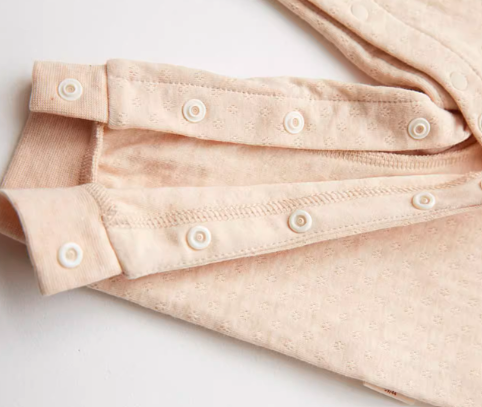 Light Brown Double-Layer Jacquard Stand Collar Romper - Natural Baby Clothing丨Pure, organic, dye-free care, cozy and gentle for babies