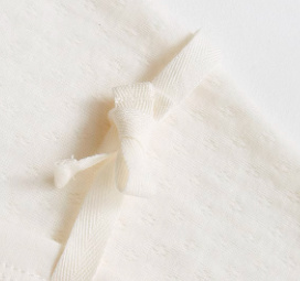 Bamboo Cotton Long Sleeve Sleep Gown - Natural Baby Clothing丨Pure, organic, dye-free care, cozy and gentle for babies