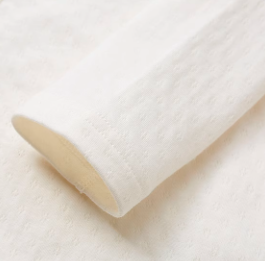 Bamboo Cotton Long Sleeve Sleep Gown - Natural Baby Clothing丨Pure, organic, dye-free care, cozy and gentle for babies