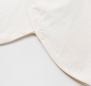 Bamboo Cotton Long Sleeve Sleep Gown - Natural Baby Clothing丨Pure, organic, dye-free care, cozy and gentle for babies