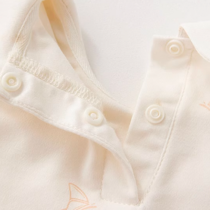 Baby Peter Pan Collar Bodysuit - Natural Baby Clothing丨Pure, organic, dye-free care, cozy and gentle for babies