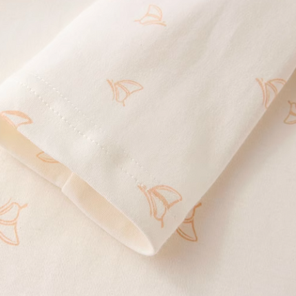 Baby Peter Pan Collar Bodysuit - Natural Baby Clothing丨Pure, organic, dye-free care, cozy and gentle for babies