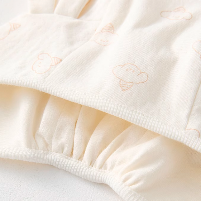 Newborn Tie-Closure Baby Hat - Natural Baby Clothing丨Pure, organic, dye-free care, cozy and gentle for babies