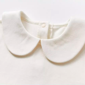 Baby Peter Pan Collar Bodysuit - Natural Baby Clothing丨Pure, organic, dye-free care, cozy and gentle for babies