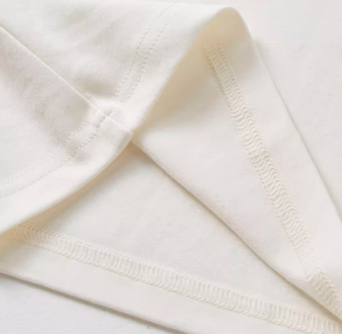 Baby Round Neck Bodysuit - Natural Baby Clothing丨Pure, organic, dye-free care, cozy and gentle for babies