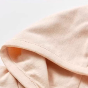 Light Brown Hooded Jacket - Natural Baby Clothing丨Pure, organic, dye-free care, cozy and gentle for babies