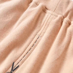 Baby Double-Layer Cuffed Pants - Natural Baby Clothing丨Pure, organic, dye-free care, cozy and gentle for babies