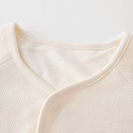 Baby Full Front-Opening Jacket - Natural Baby Clothing丨Pure, organic, dye-free care, cozy and gentle for babies