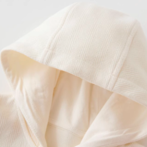 Baby Hooded Romper - Natural Baby Clothing丨Pure, organic, dye-free care, cozy and gentle for babies