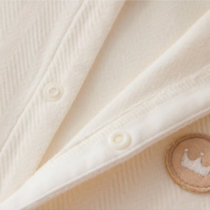 Baby Hooded Romper - Natural Baby Clothing丨Pure, organic, dye-free care, cozy and gentle for babies