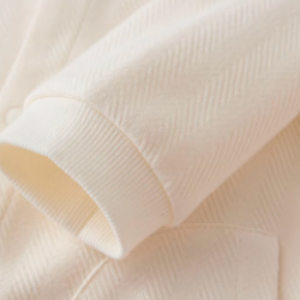 Baby Hooded Romper - Natural Baby Clothing丨Pure, organic, dye-free care, cozy and gentle for babies