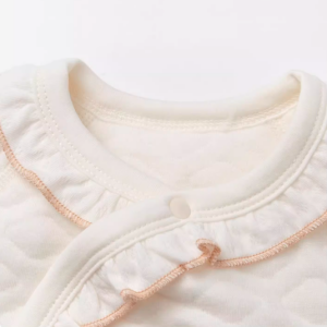 Baby Air Layer Wrap-Style Tie-Front Romper