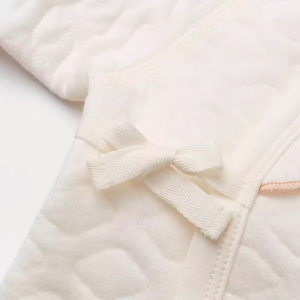 Baby Air Layer Wrap-Style Tie-Front Romper