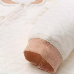 Baby Air Layer Wrap-Style Snap-Front Romper