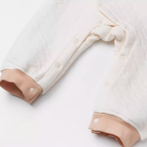 Baby Air Layer Wrap-Style Snap-Front Romper