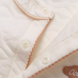 ベビーエアレイヤー レーストリム スナップフロント ロンパース