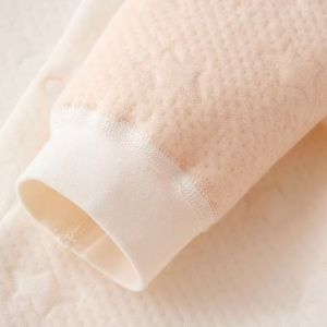 ベビーエアレイヤースタンドカラーフルフロントオープンロンパース