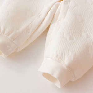 ベビーエアレイヤースタンドカラーフルフロントオープンロンパース