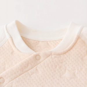 Baby Air Layer Wrap-Style Romper - Natural Baby Clothing丨Pure, organic, dye-free care, cozy and gentle for babies