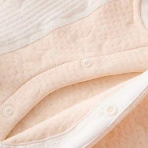 Baby Air Layer Wrap-Style Romper - Natural Baby Clothing丨Pure, organic, dye-free care, cozy and gentle for babies