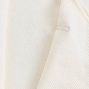 ラビットプリント エアレイヤー ラップスタイル タイフロント ロンパース