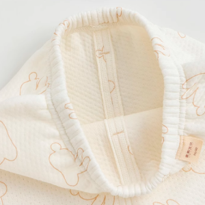 Rabbit Print Air Layer Full Front-Opening Set