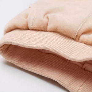 Velvet Quilted Baby Pants