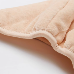 Baby Velvet Quilted Tie-Closure Hat