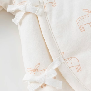 Quilted Tie-Front Romper