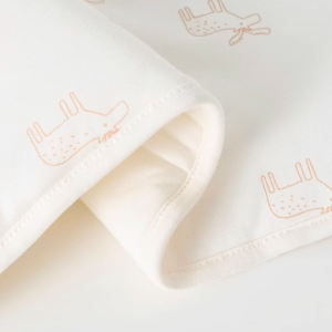 Deer Antler Print Quilted Swaddle Wrap