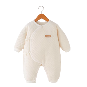 Checkered Quilted Tie-Front Romper