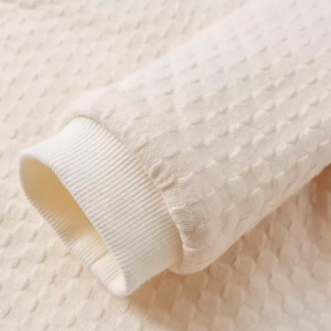 Checkered Quilted Tie-Front Romper