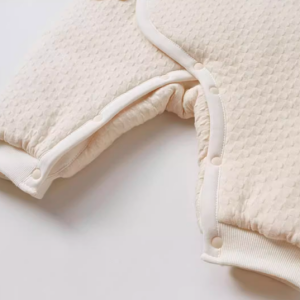 Checkered Quilted Tie-Front Romper