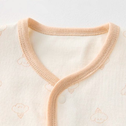 Baby Double-Layer Vest with Adjustable Closure for Comfort - Natural Baby Clothing丨Pure, organic, dye-free care, cozy and gentle for babies