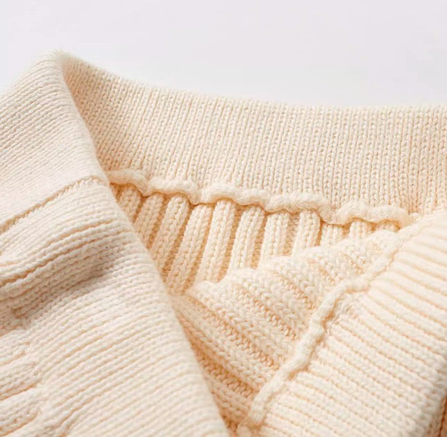 Baby Knit Pants with Soft and Stretchy Fabric for Comfort - Natural Baby Clothing丨Pure, organic, dye-free care, cozy and gentle for babies